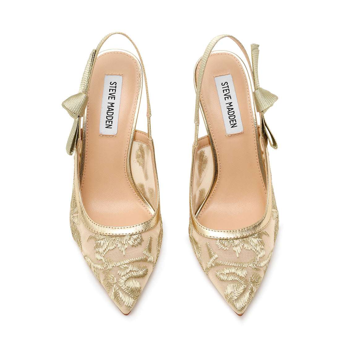 Steve Madden Brylie-MF escarpins doré slingback 10 cm