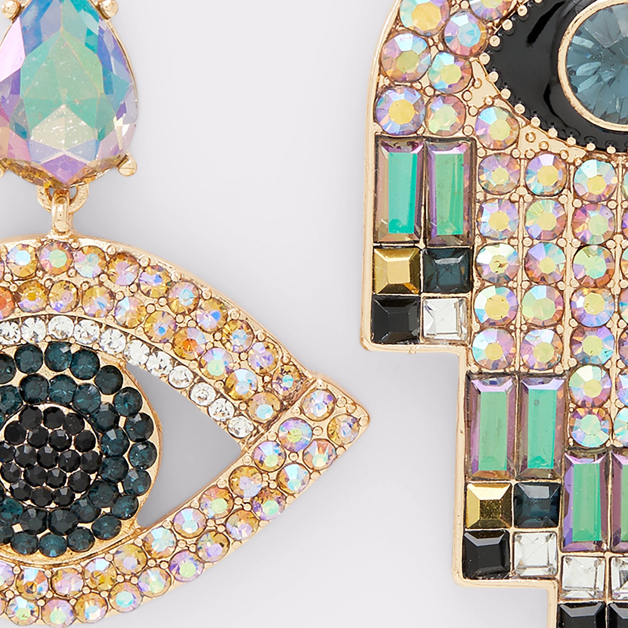 ALDO Airania boucles lustres dorées soirée