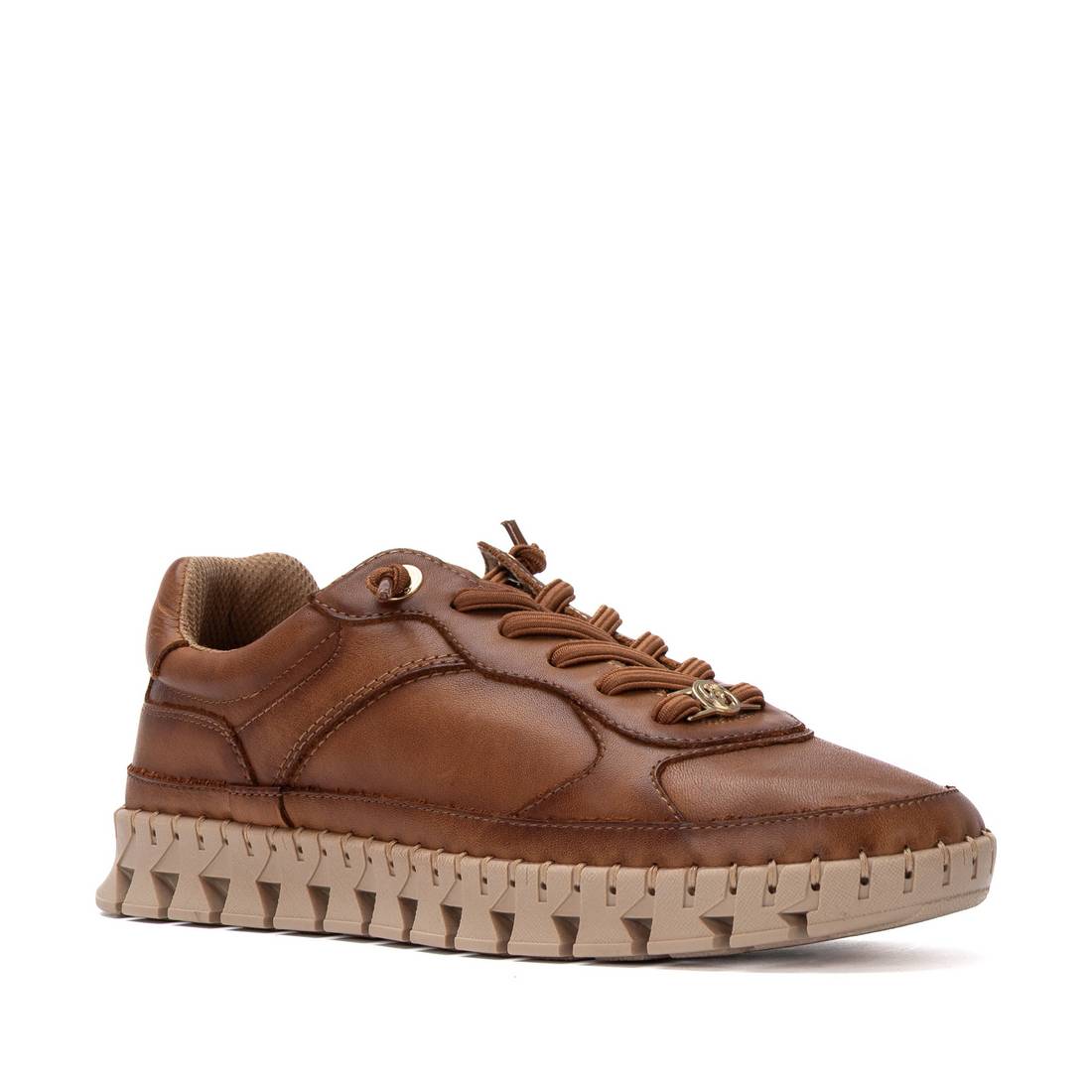 Carmela 16421801 sneakers cuir camel femme
