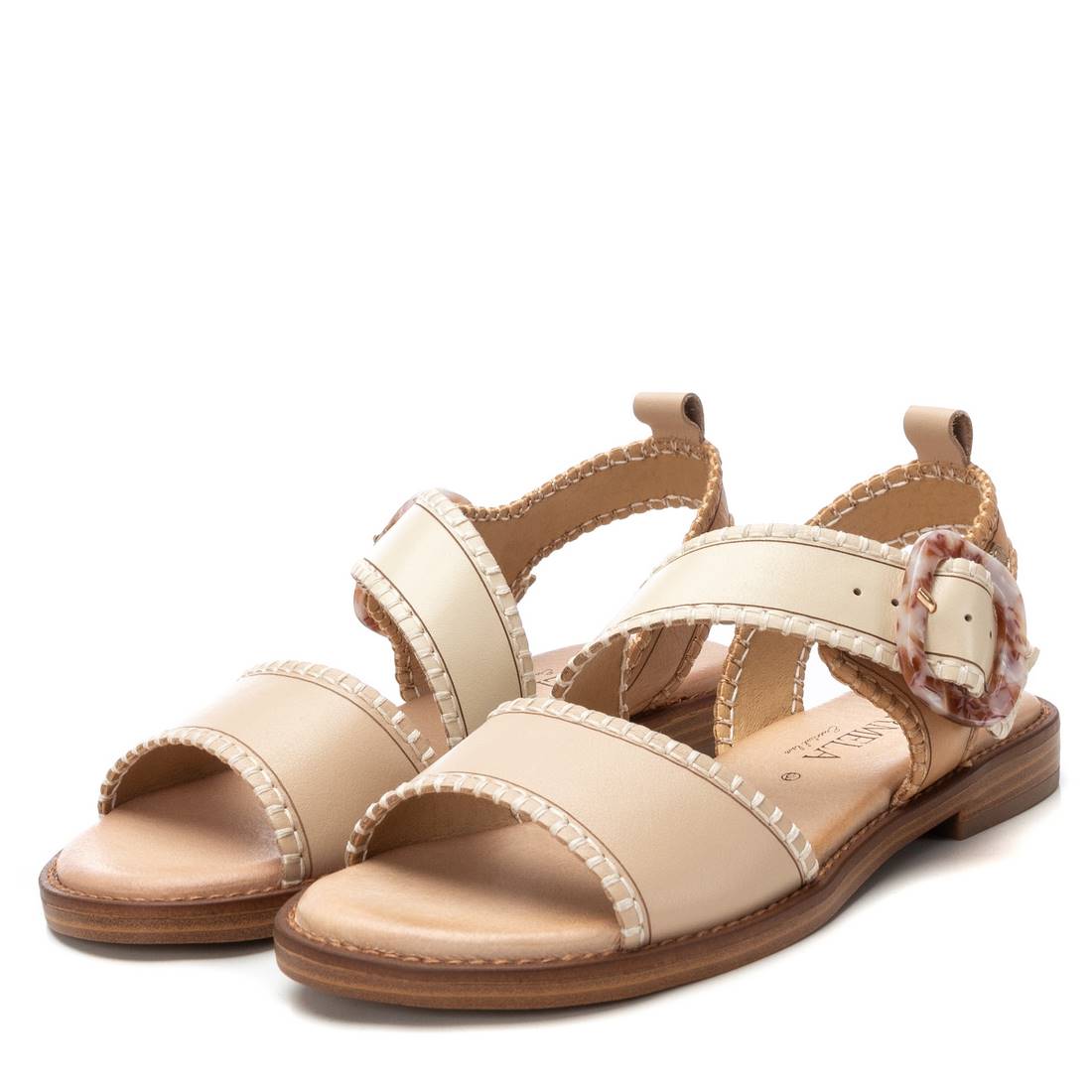 Carmela 16220302 sandales femme marron cuir véritable
