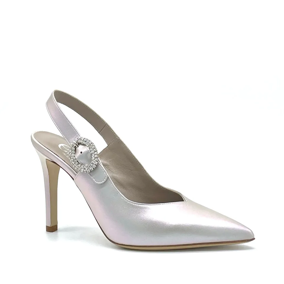 ELATA 14134 slingback cuir ostrica talon 9,5 cm