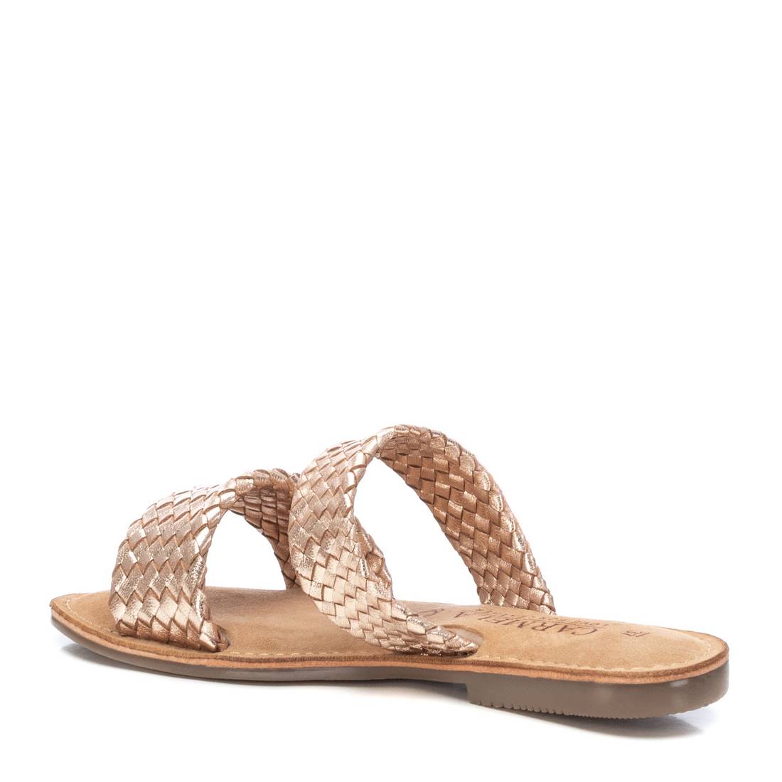 Carmela 16164601 sandale cuir doré entrelacée