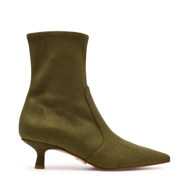 Steve Madden Checklist bottines olive tissu talon 3 cm