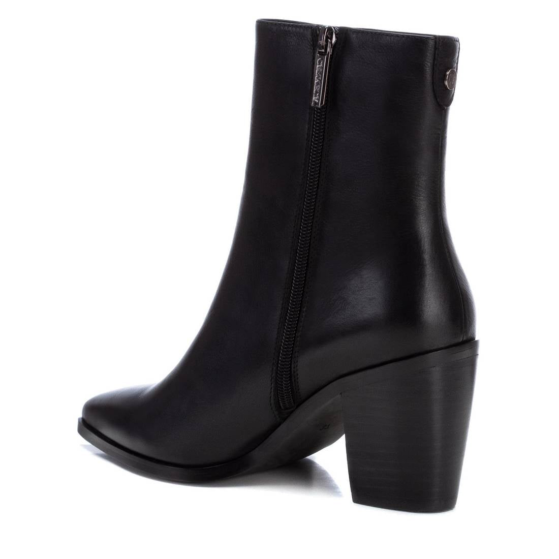 Carmela 16033601 bottine femme noire cuir talon 8 cm
