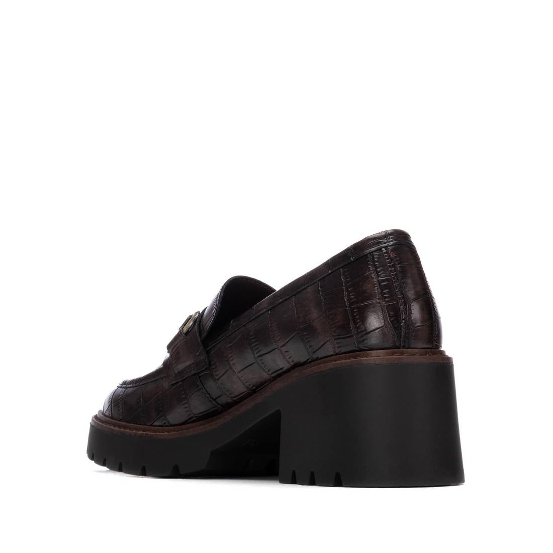 Carmela 16256602 mocassin talon marron