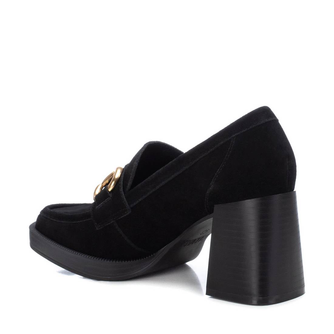Carmela 16120904 mocassins cuir noir talon 8cm