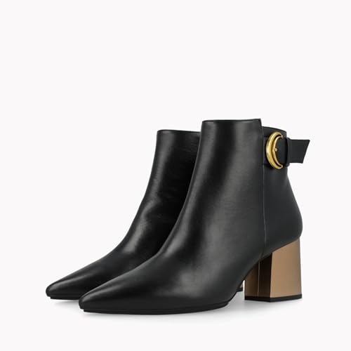 LODI Nuez bottines cuir noires habillées