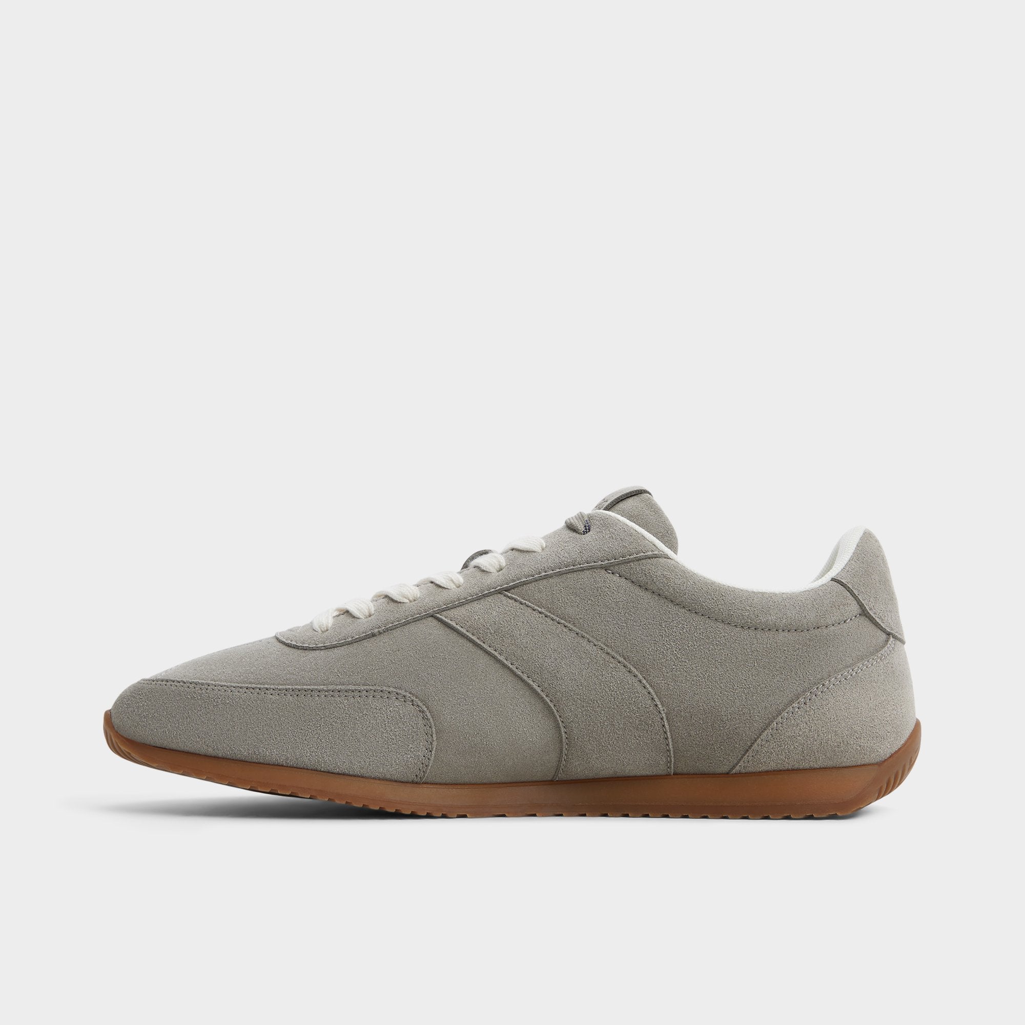 ALDO Nathaniel baskets basses suedine gris