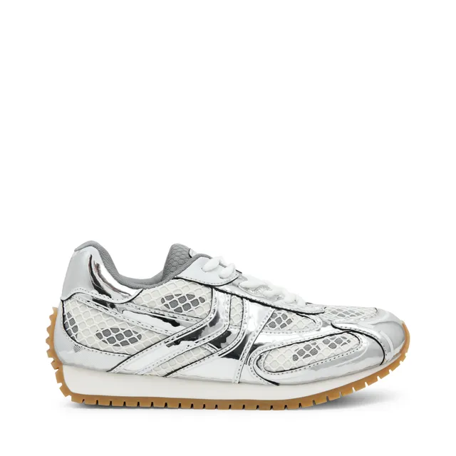 Steve Madden Pager baskets argentées à lacets
