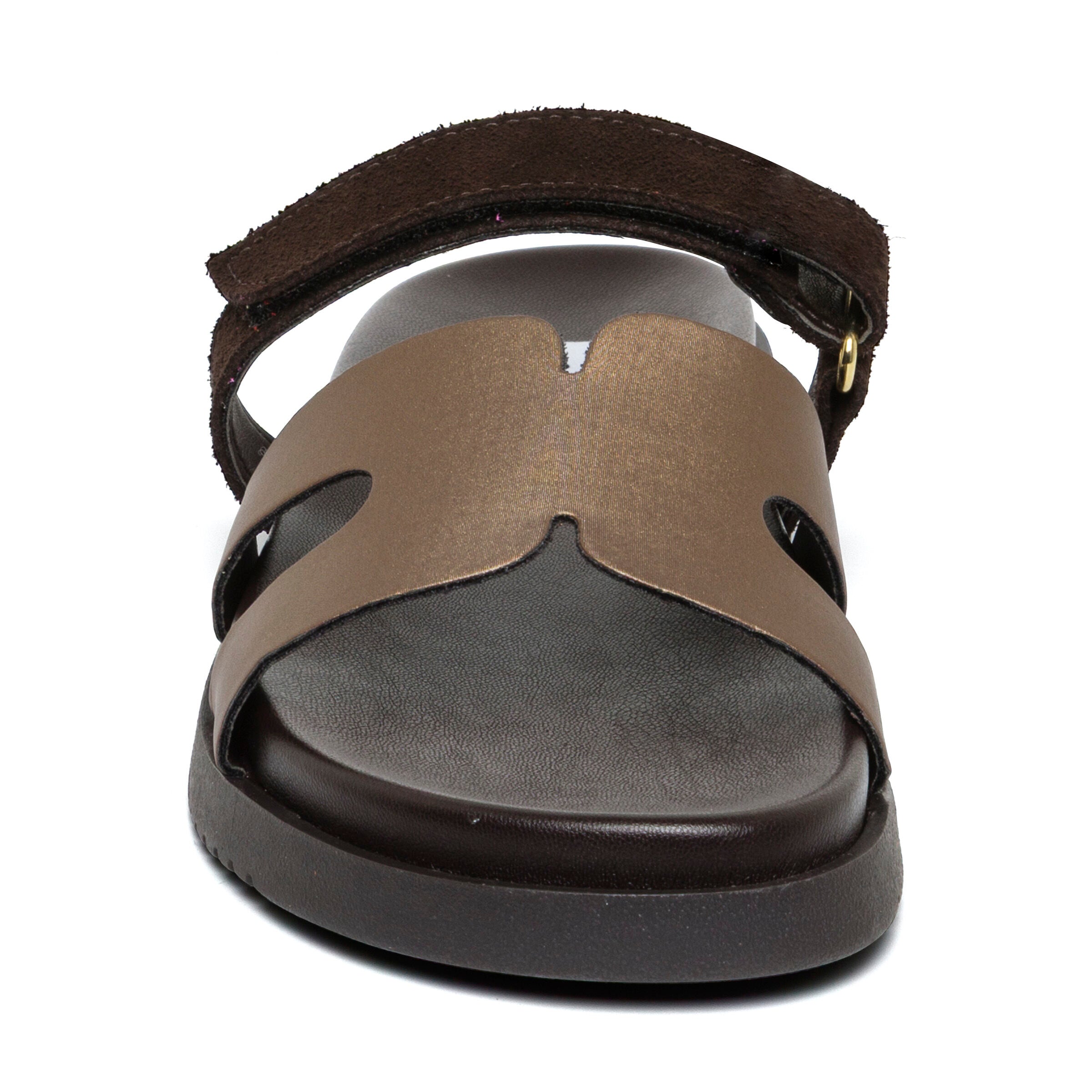 Steve Madden Missile-E sandale bronze satin plate 2 cm