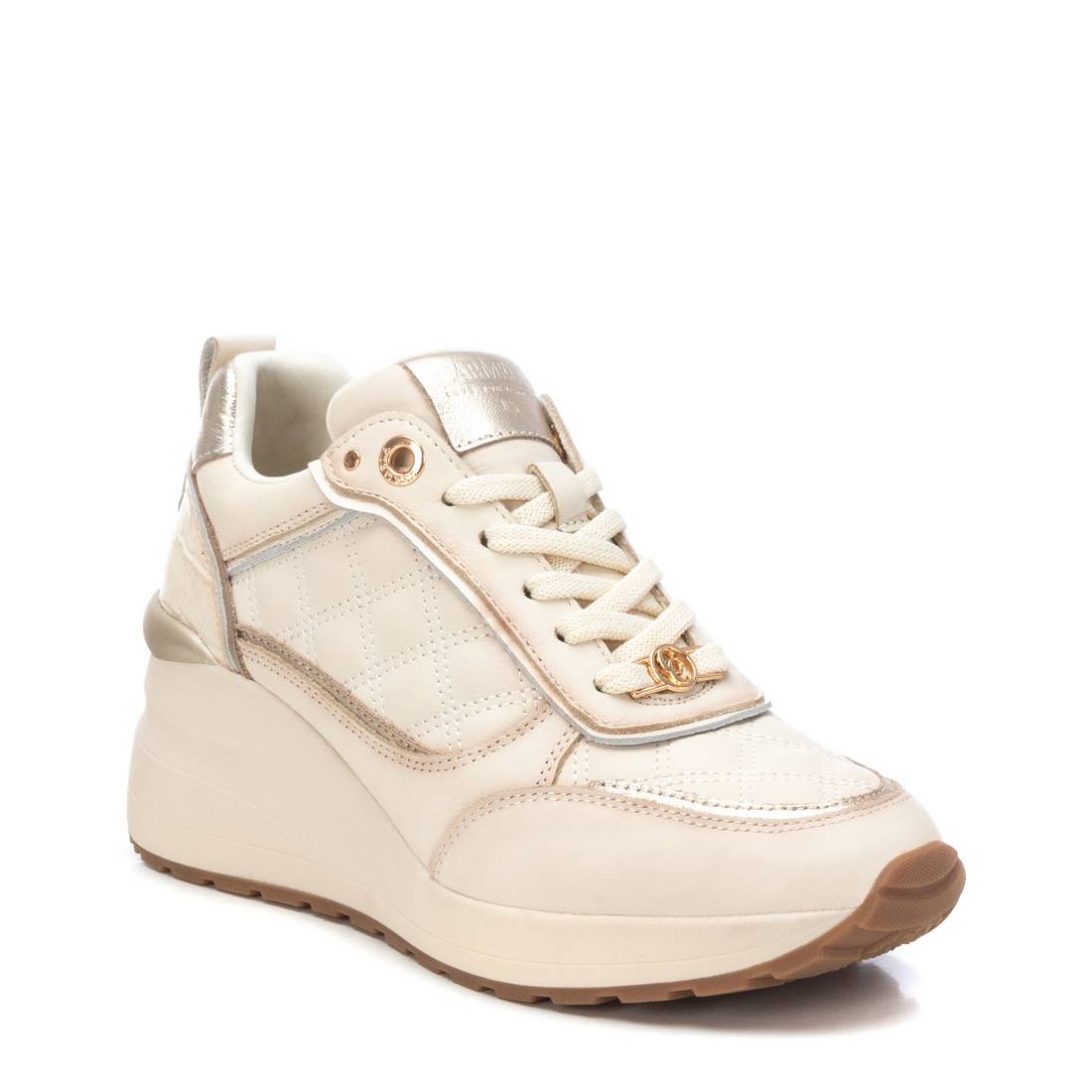 Carmela 161845 16184502 baskets compensées femme blanc 6 cm