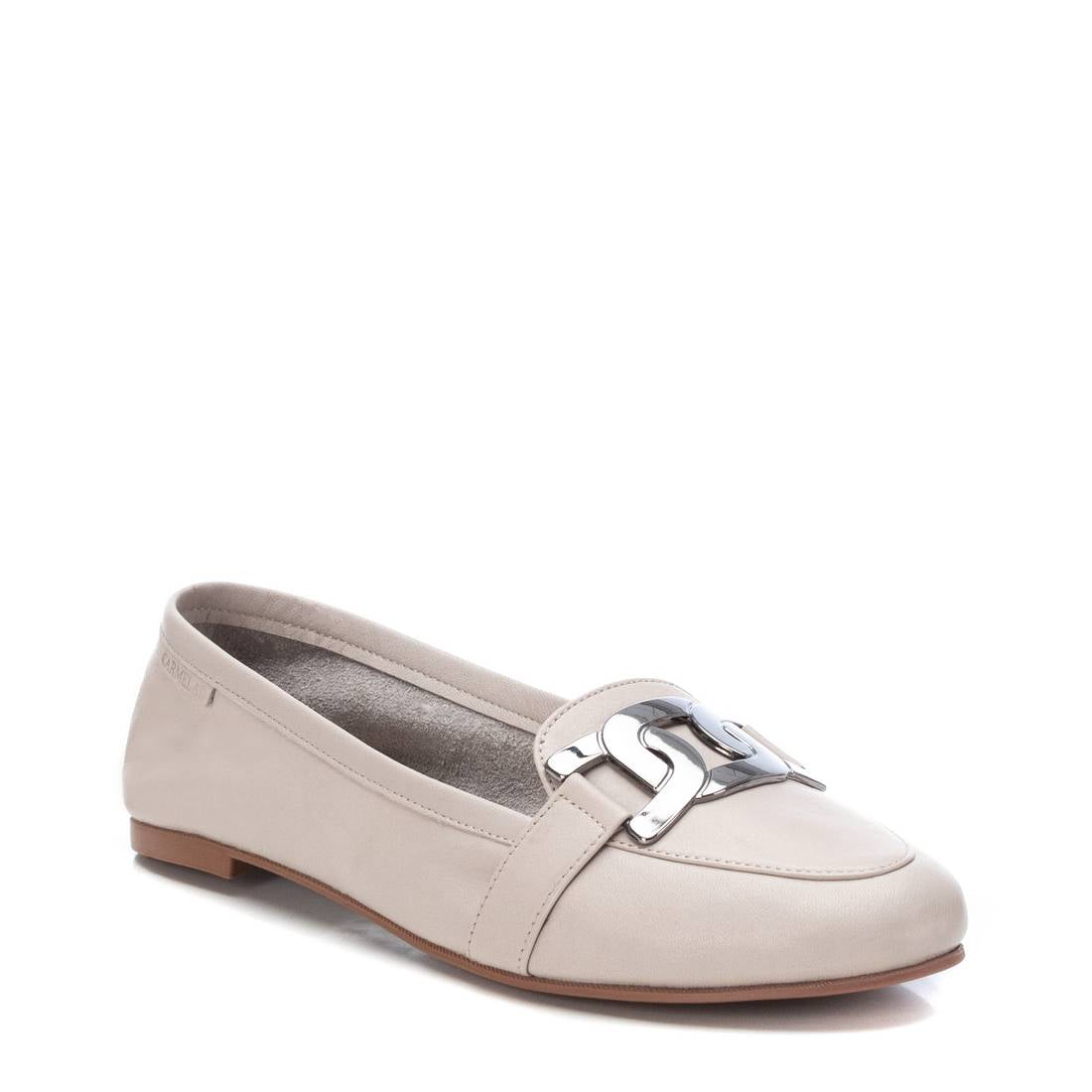 Carmela 16049902 ballerine blanche cuir plat