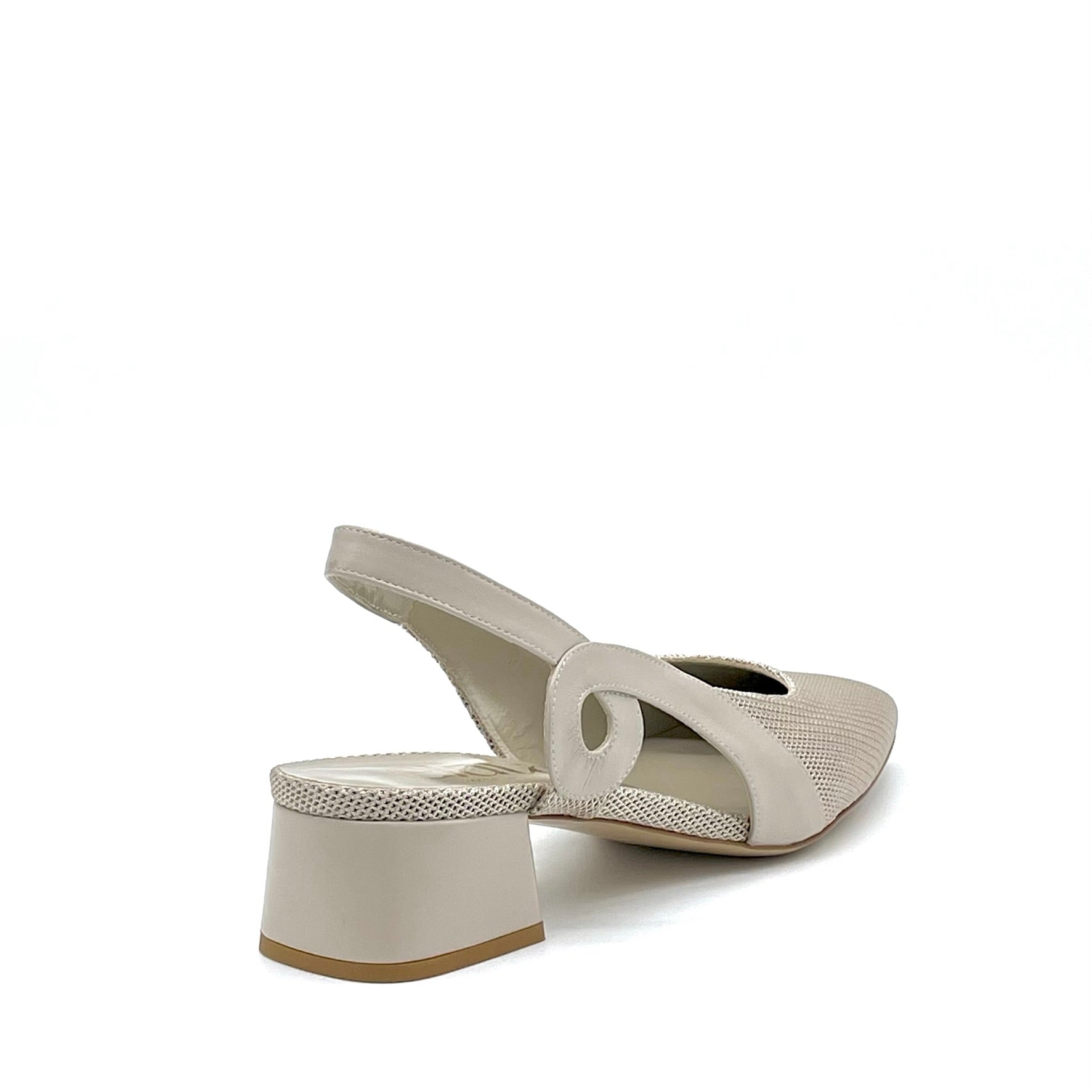 Elata 15121 slingback beige talon 3,5 cm