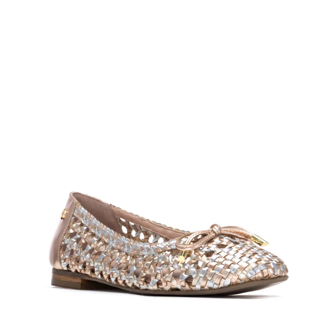 Carmela 16304604 ballerines cuir tressé nude
