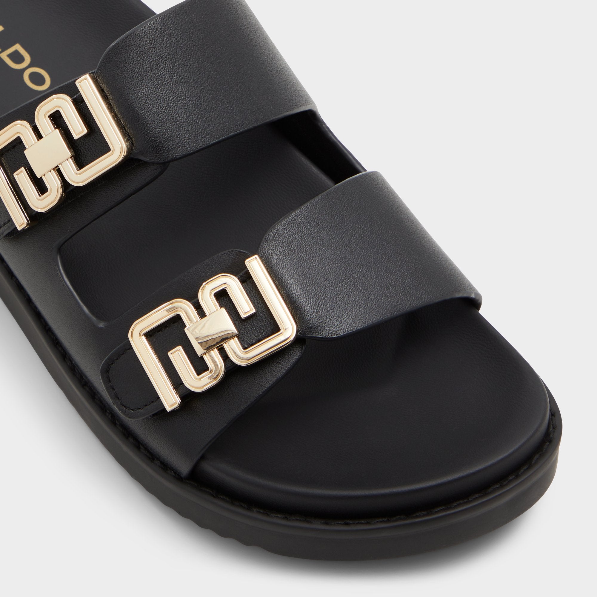 ALDO Alessie mules plates cuir bride chaîne