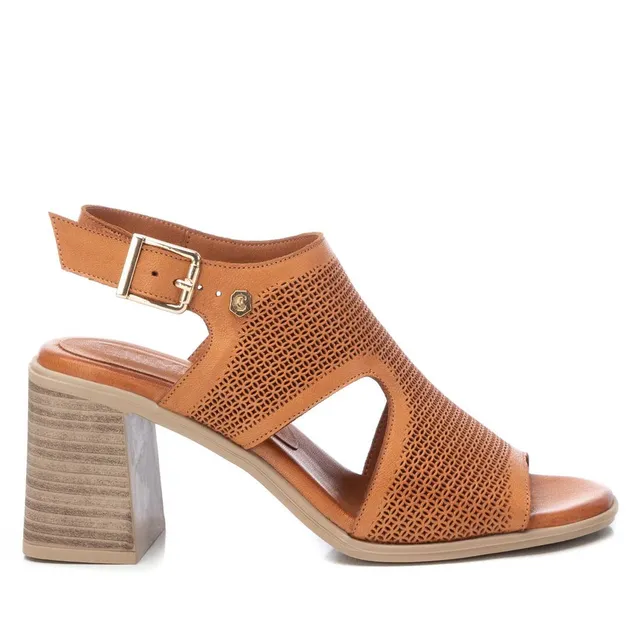 Carmela 16161501 sandales cuir marron talon 8 cm