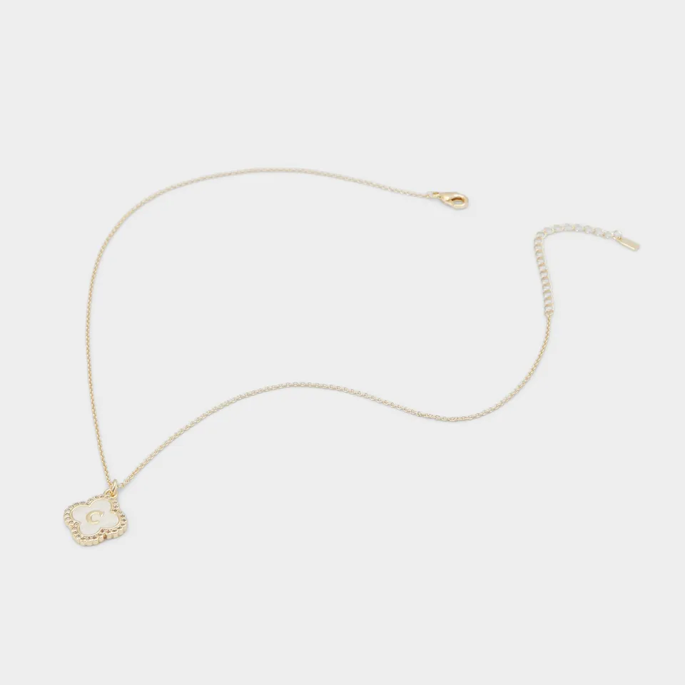 ALDO Broisa collier fleur zircon floral doré unique