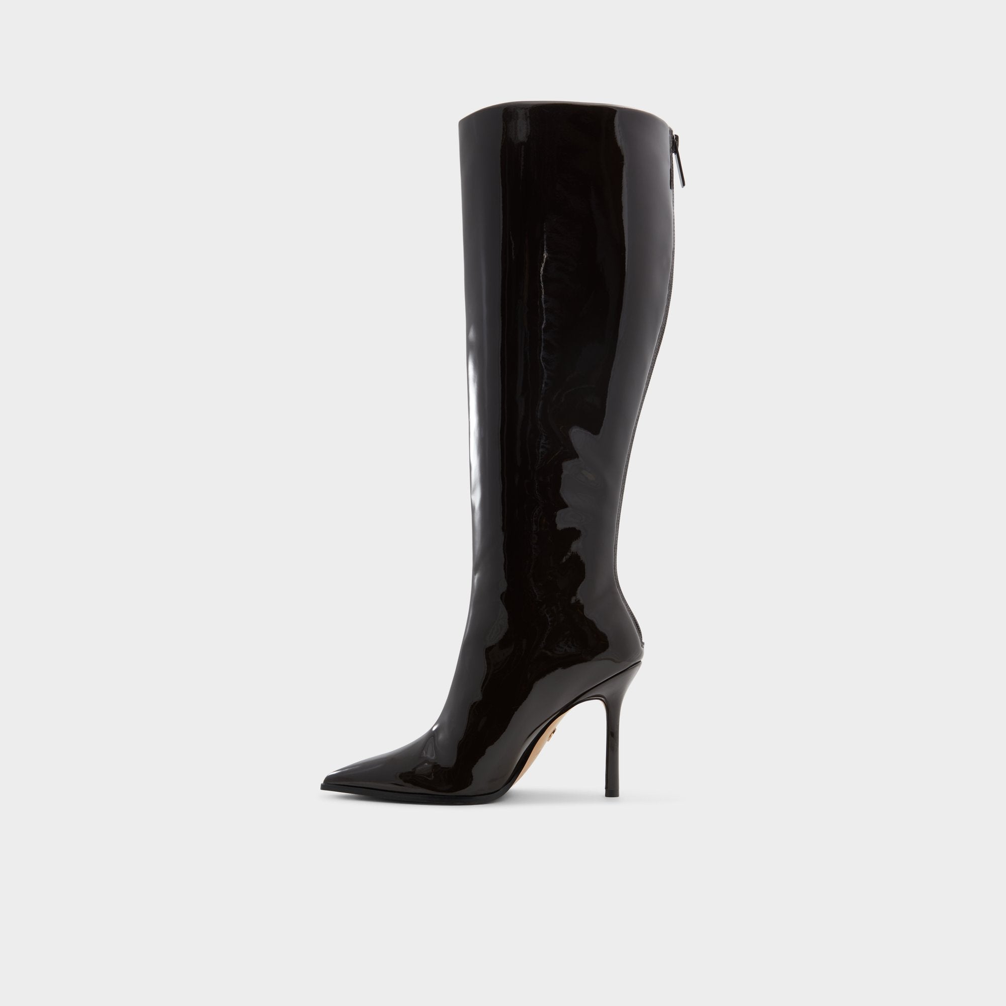 Aldo Maybellie bottes genou vernis mollet large