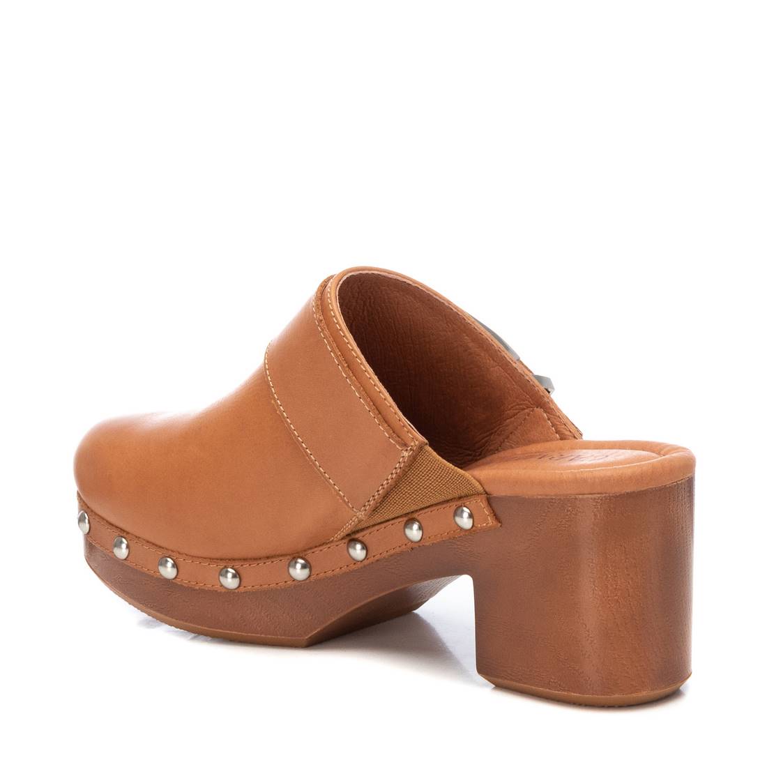 Carmela 16074402 sabots femme cuir marron talon 7 cm