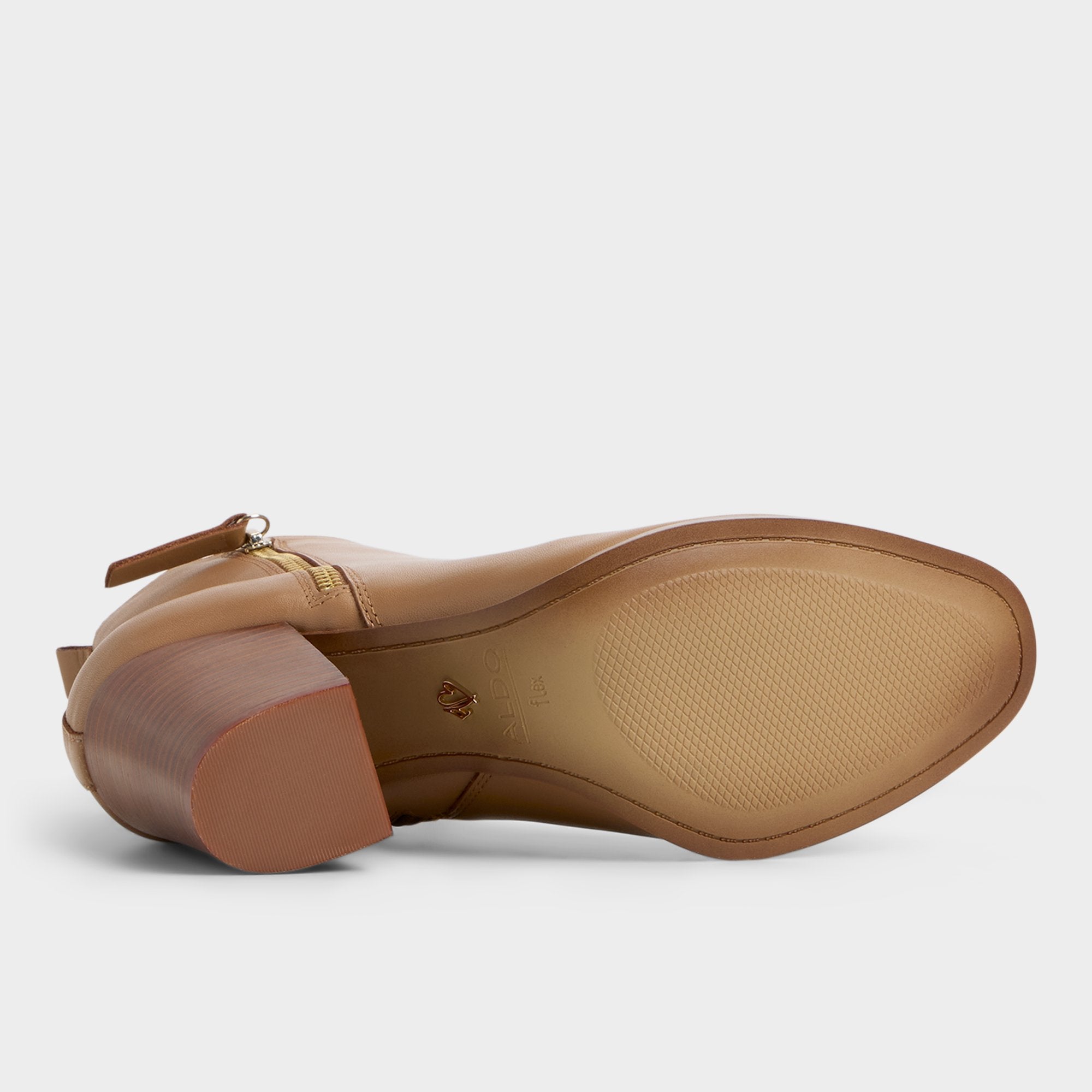ALDO Noemieflex bottine cuir talon bloc fermeture zip