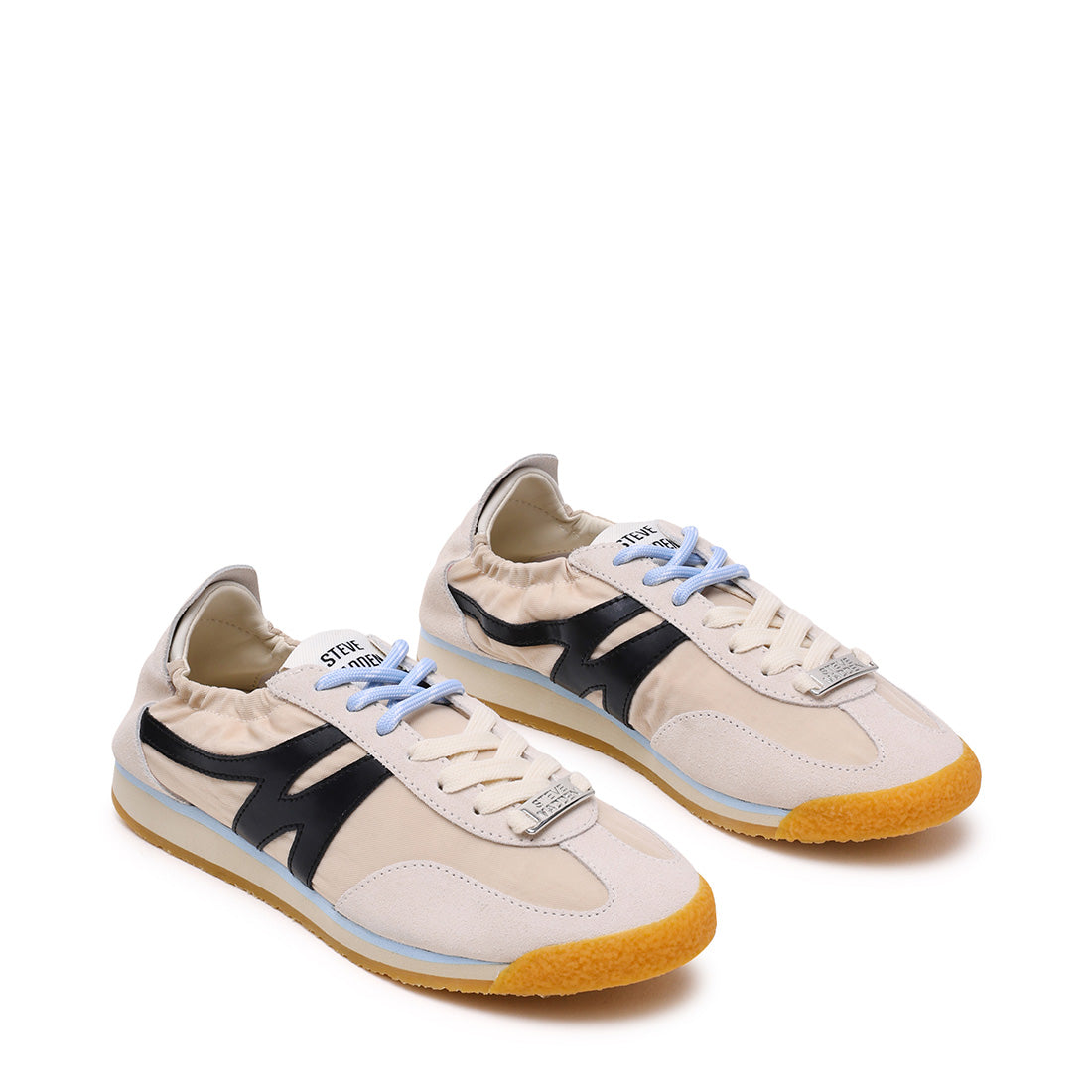 Steve Madden Premium baskets crème multi lacets
