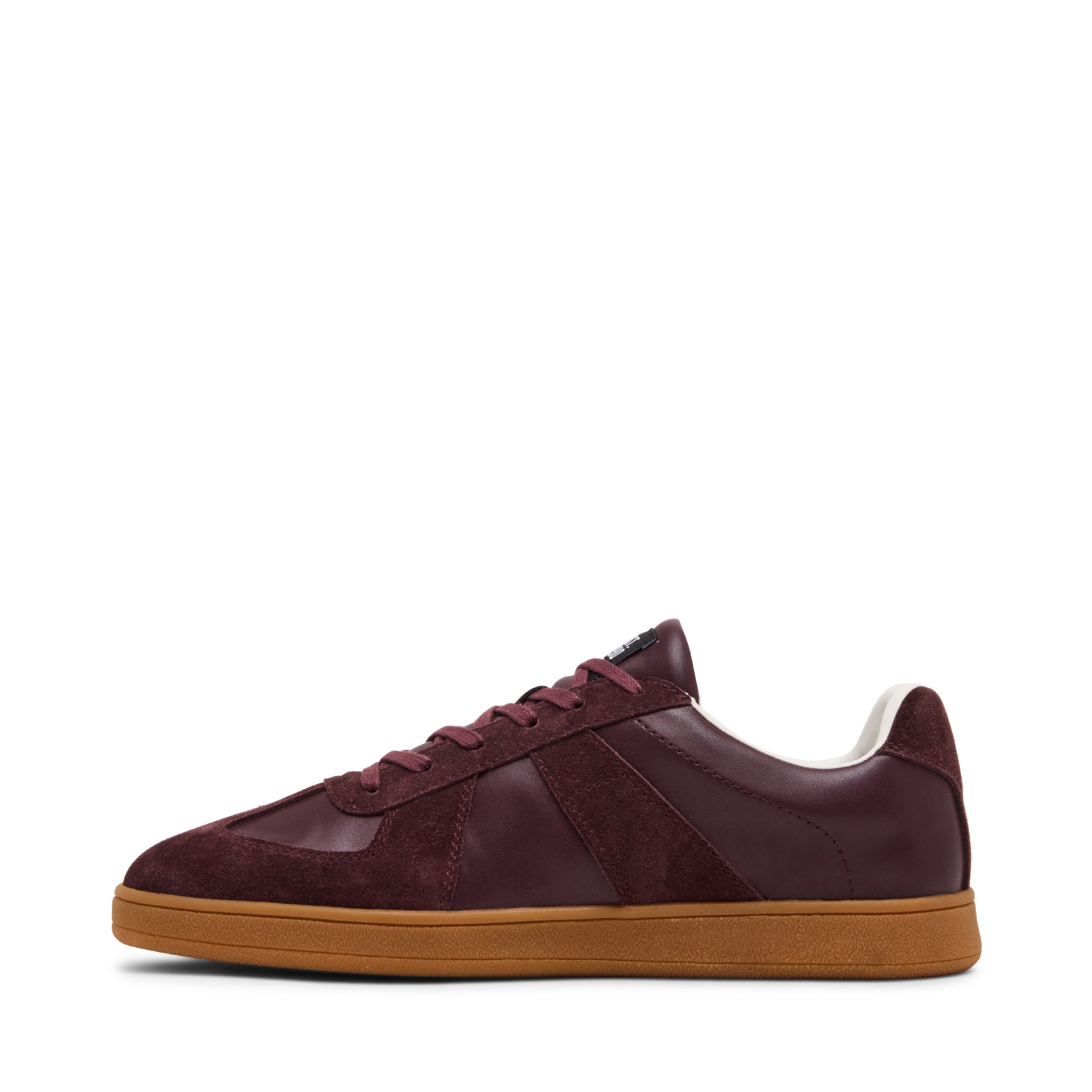 Steve Madden Waltor baskets homme daim bordeaux à lacets