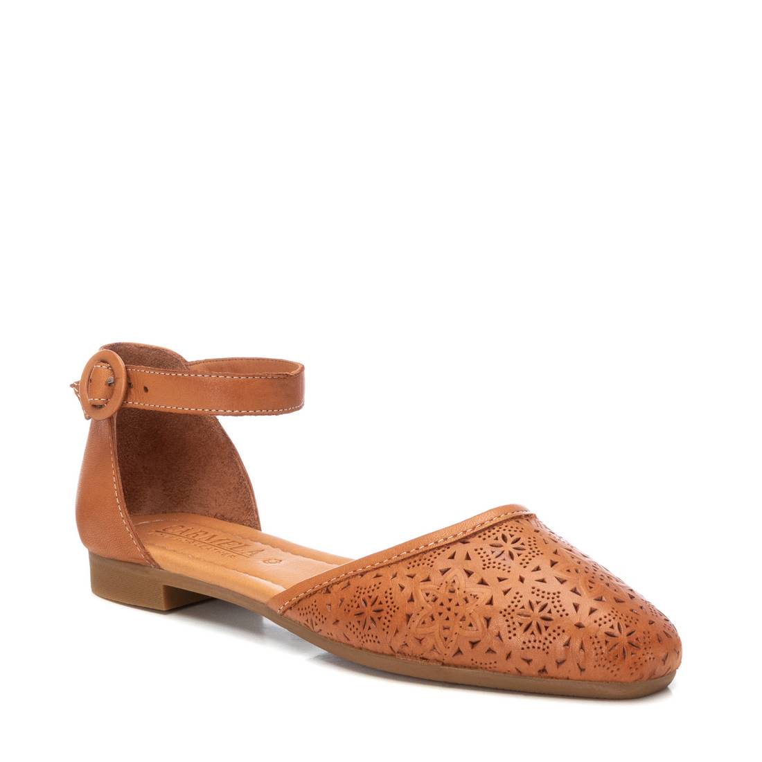 Carmela 16158301 ballerines cuir marron à bride