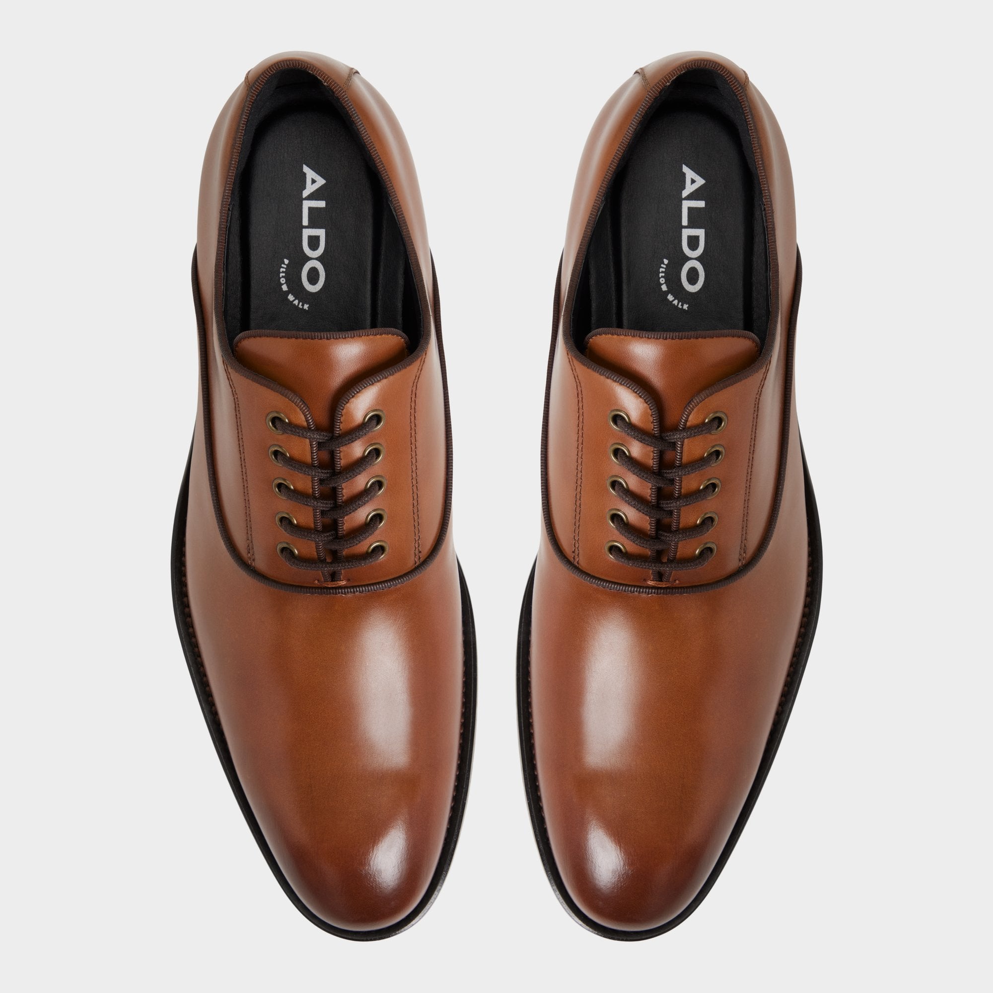 ALDO Braz derbies cuir cognac homme