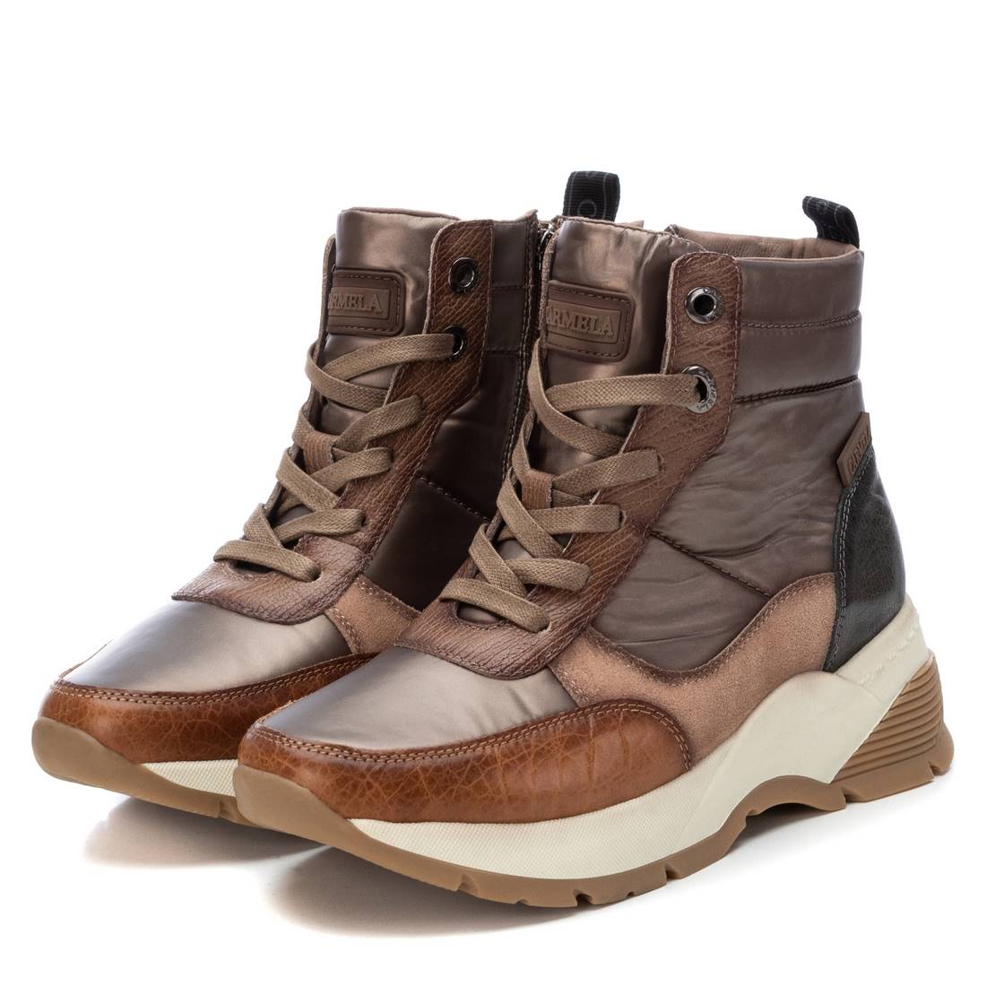 Carmela 16092705 baskets femme marron cuir