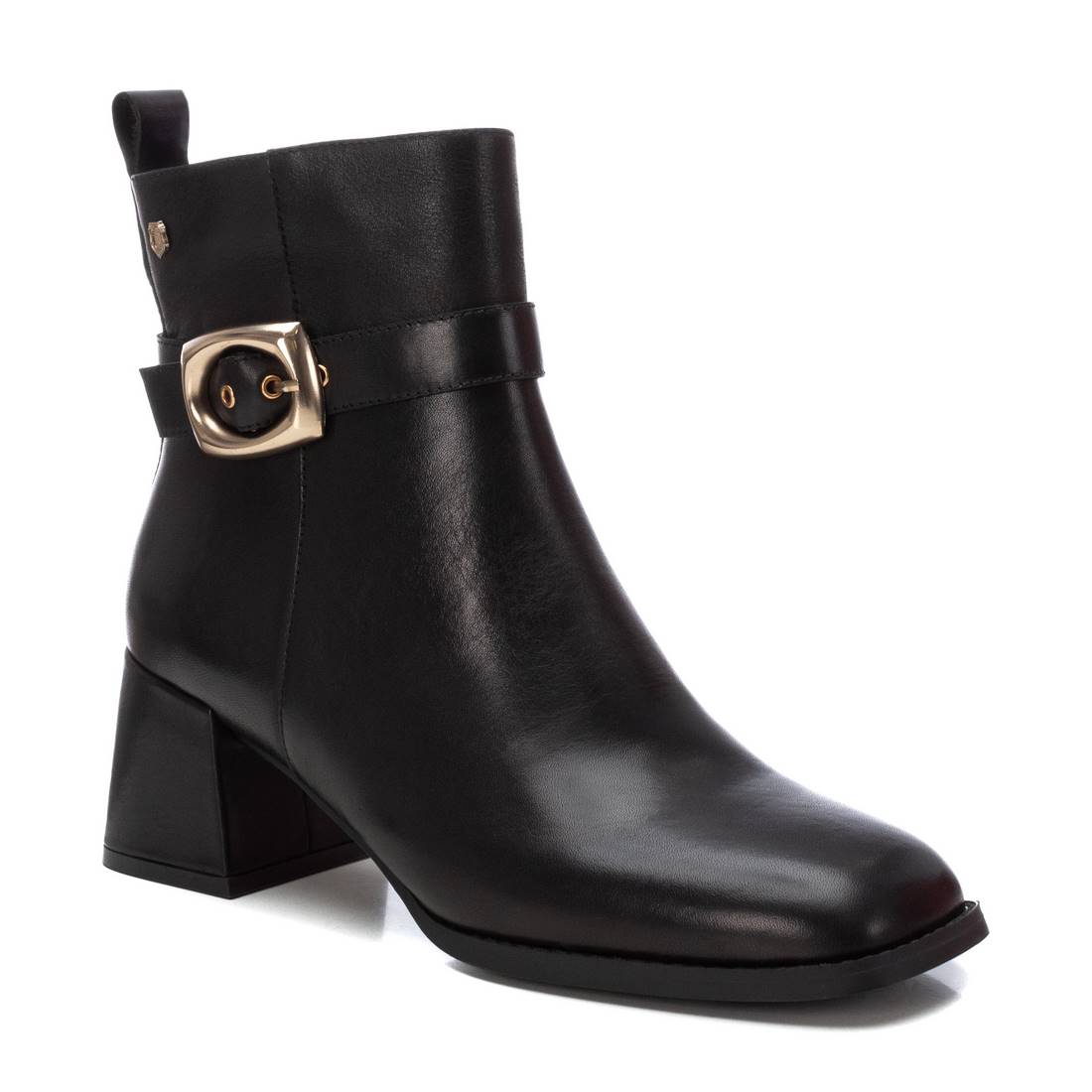 Carmela 16195101 bottine noire cuir talon 6 cm