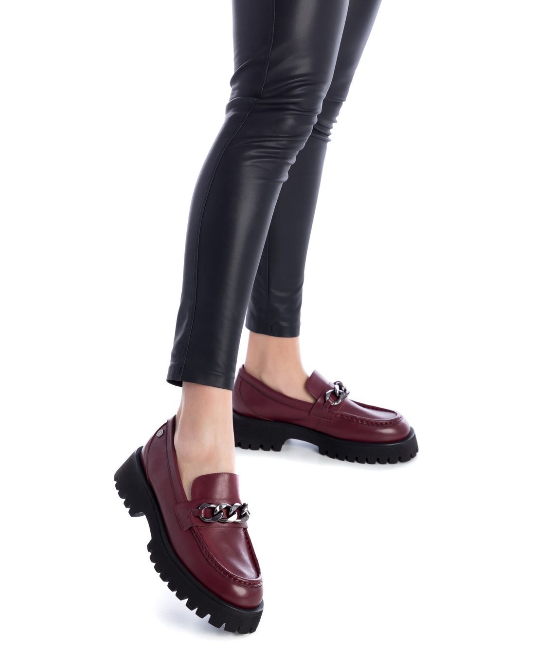 Carmela 16035806 mocassins cuir rouge track