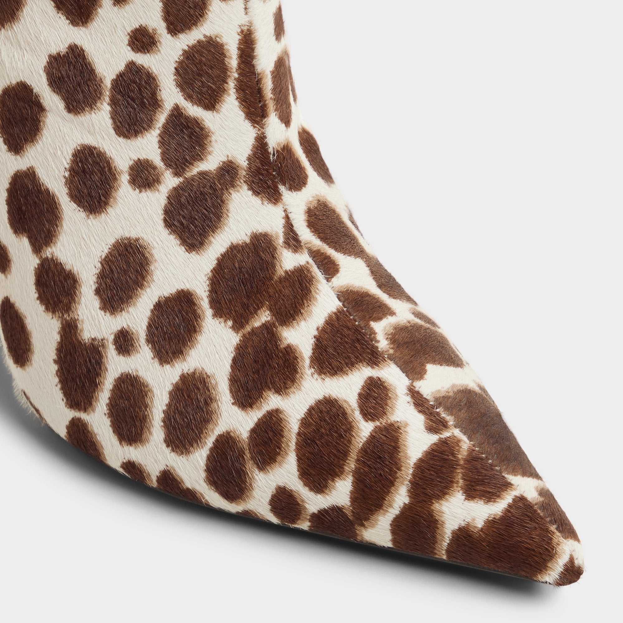 ALDO Zalya bottes compensées imprimé vache genou