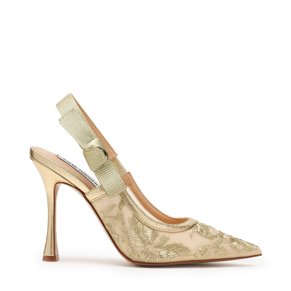 Steve Madden Brylie-MF escarpins doré slingback 10 cm