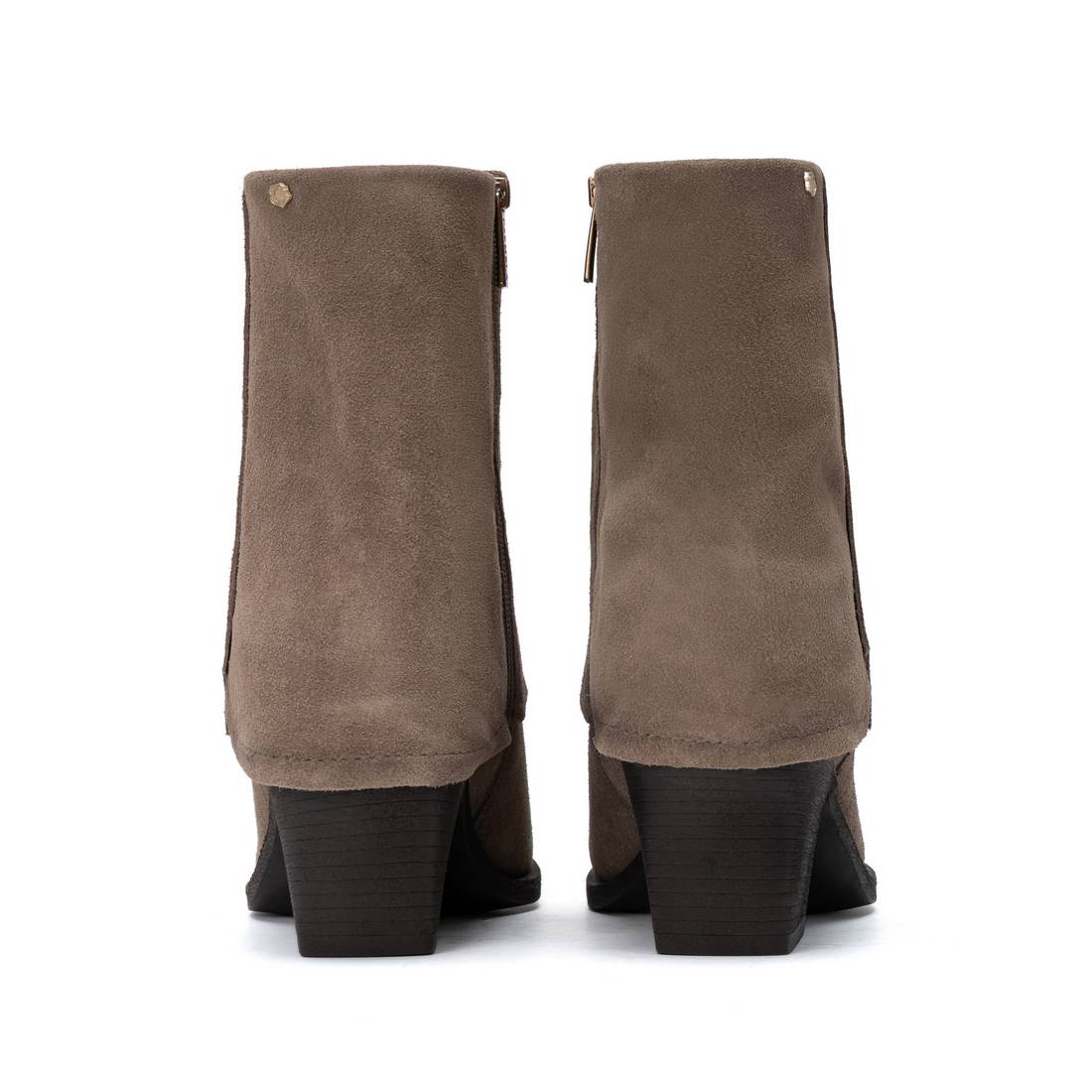 Carmela 16433502 bottines cuir marron talon moyen