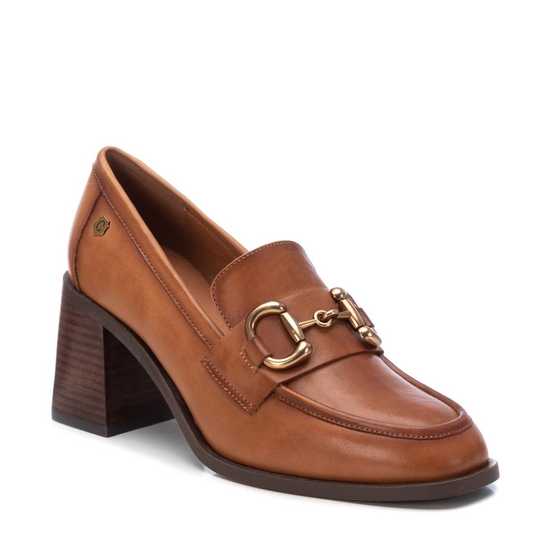 CARMELA 16112702 mocassin marron cuir talon 7 cm