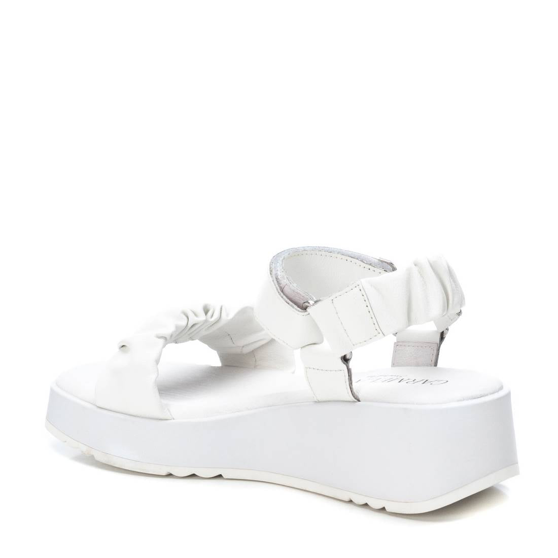 Carmela 16081111 sandales cuir blanc scratch