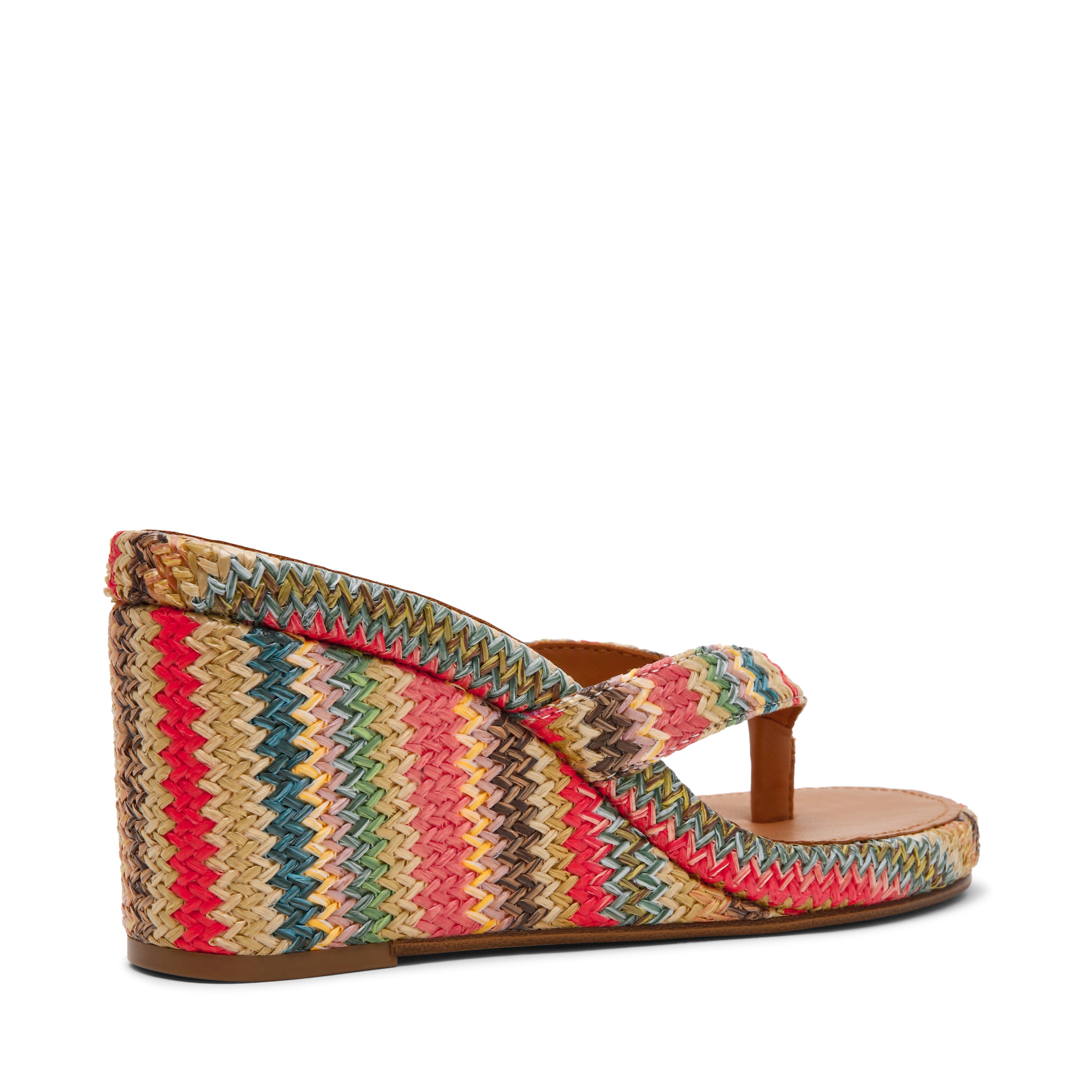 Steve Madden Playing sandales compensées multicolore toile