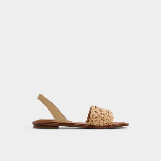 ALDO Solena sandales plates beige à nœud