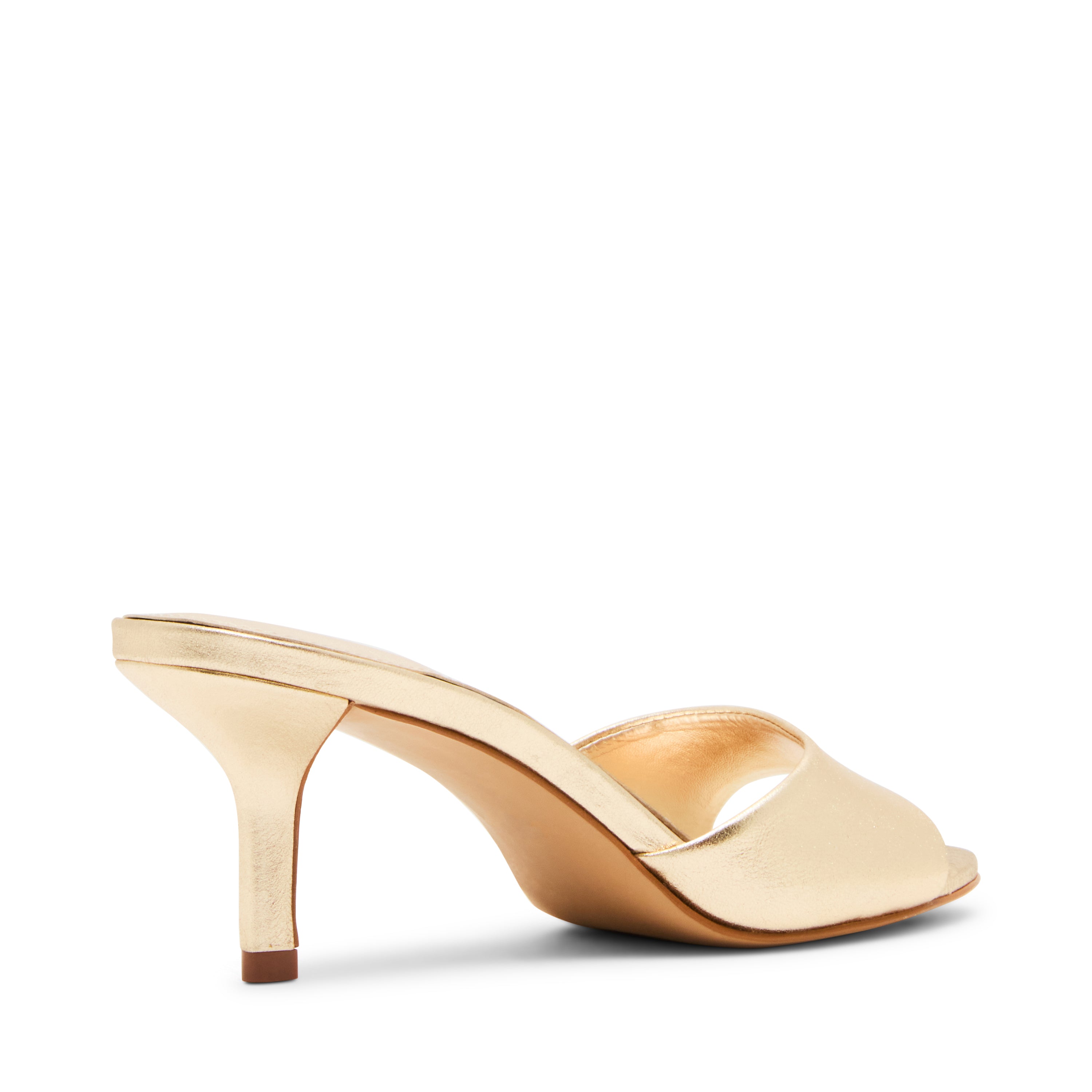 Steve Madden Kendrix sandales dorées cuir talon 6,3 cm