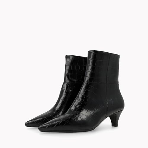 Lodi Chiki bottines noires cuir