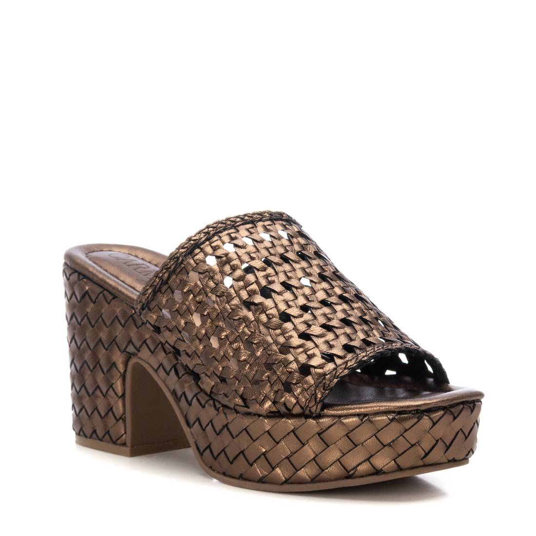 Carmela 16222302 sandales femme bronze cuir talon 9 cm