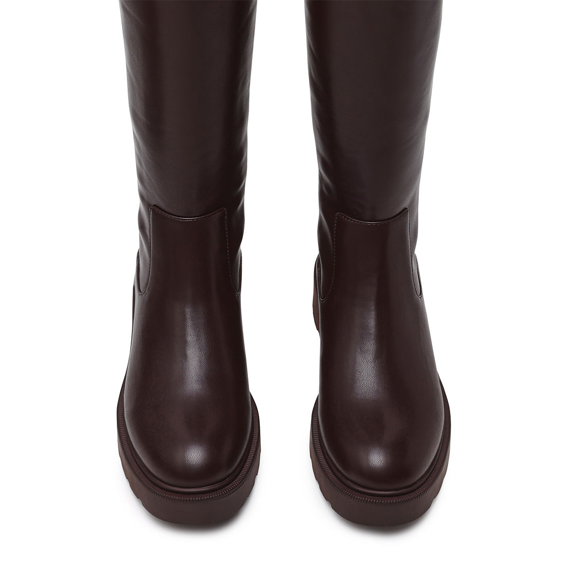 Steve Madden Axel bottes marron chocolat talon 4 cm