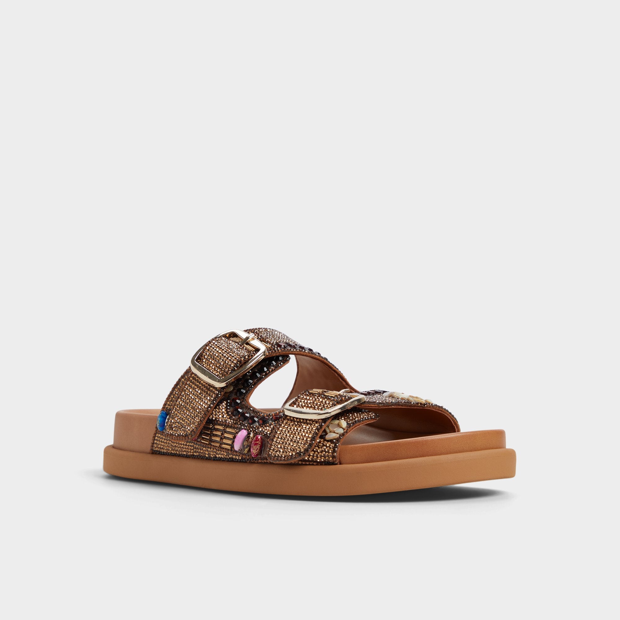 ALDO Bohochic sandales plates femme marron