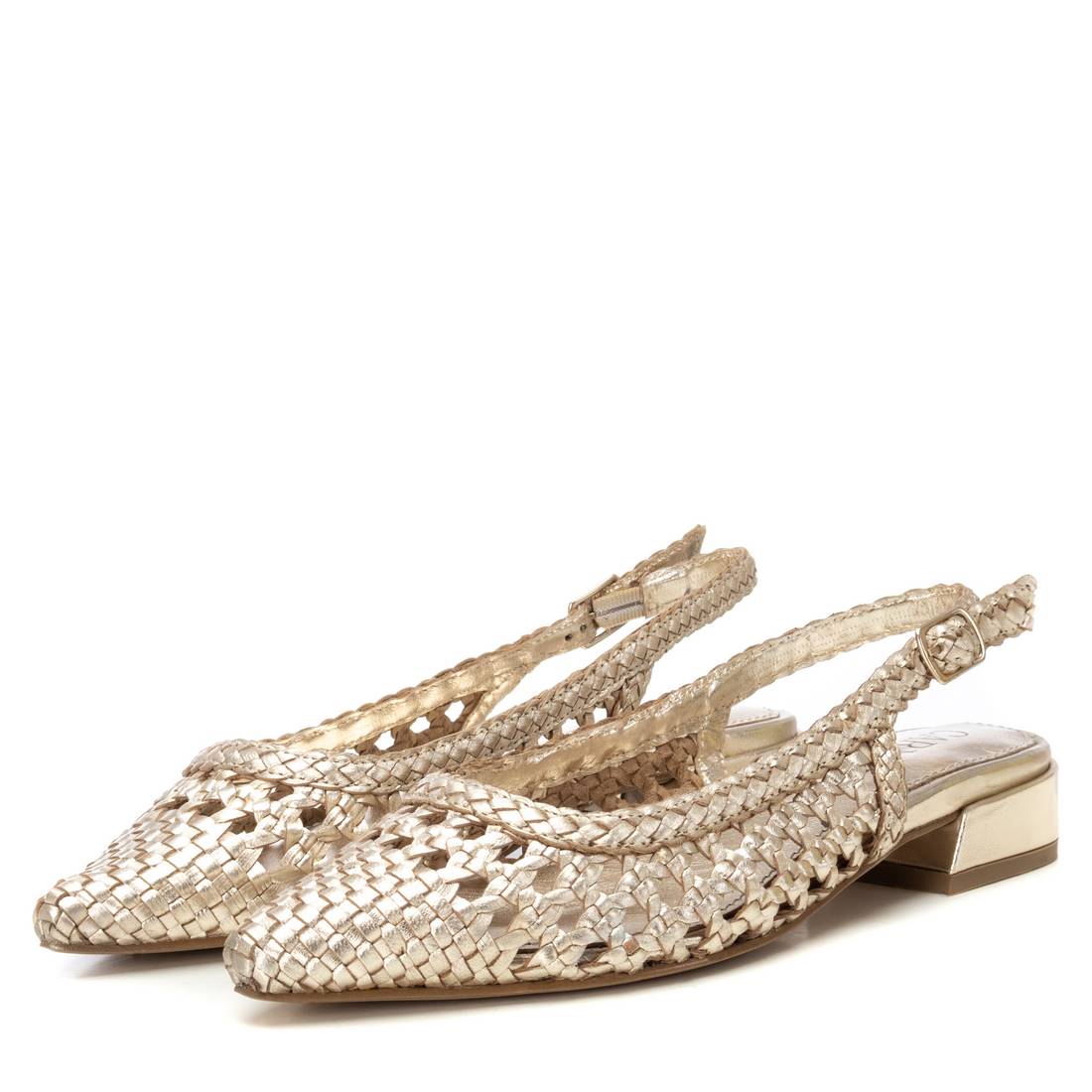 Carmela 16218306 ballerines cuir doré à bride