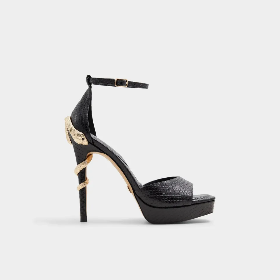 ALDO Medusa sandales talons plateforme noir