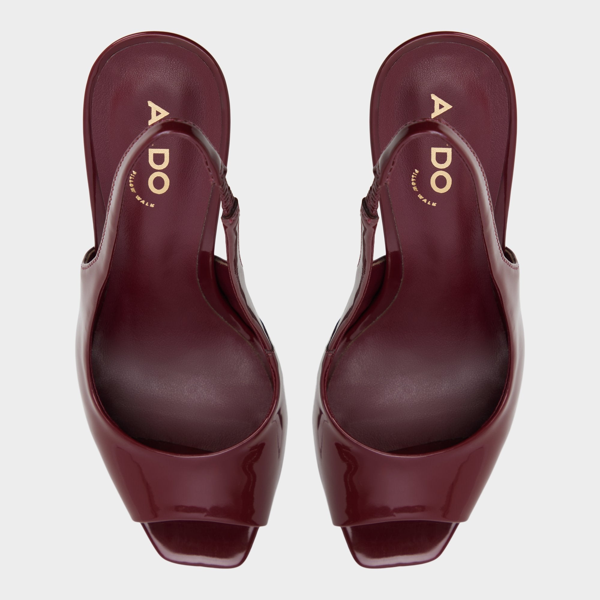 Aldo Thanlinie sandales plateforme rouge verni