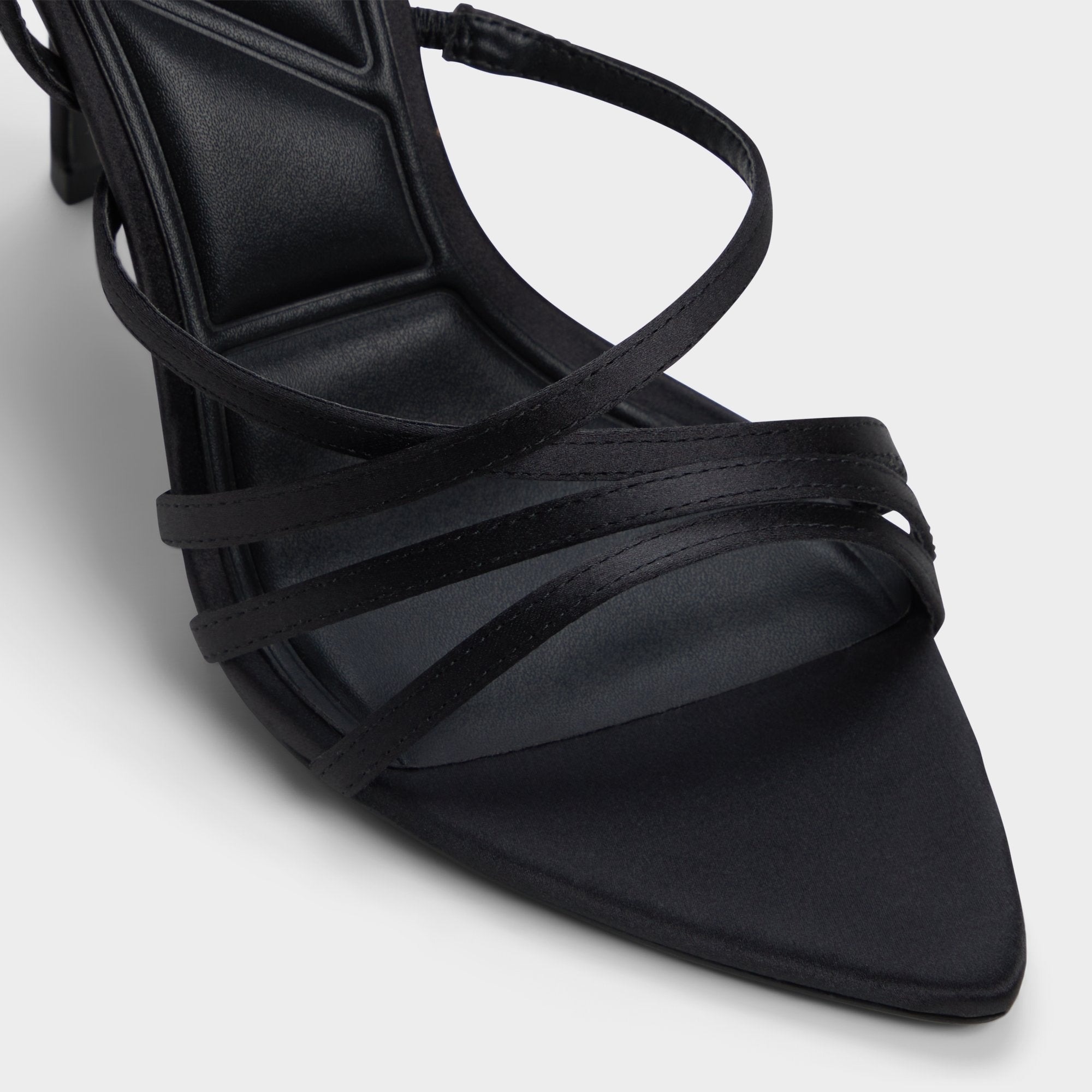 Aldo Solania sandales à talon satin noir