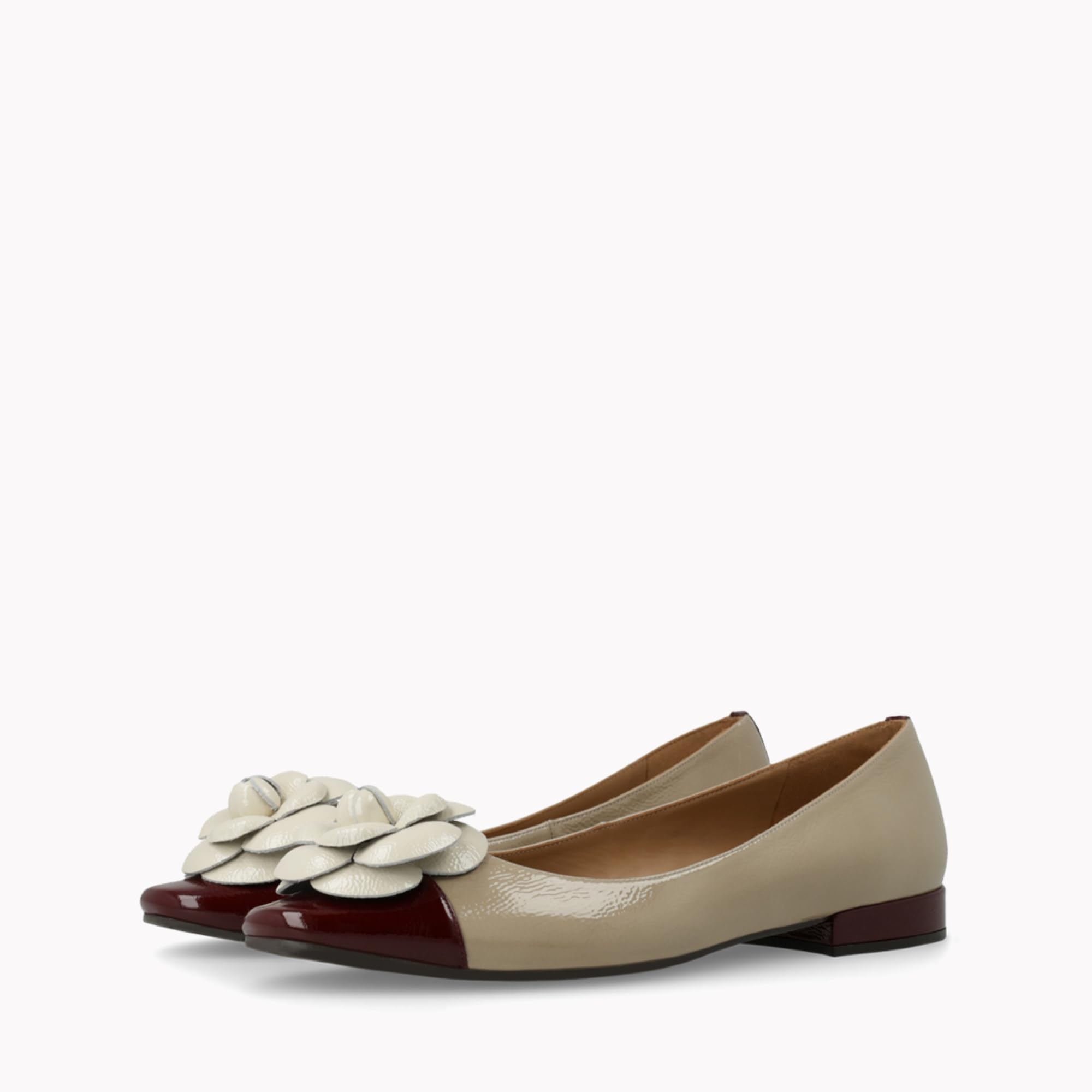 LODI Amena ballerines beige cuir véritable