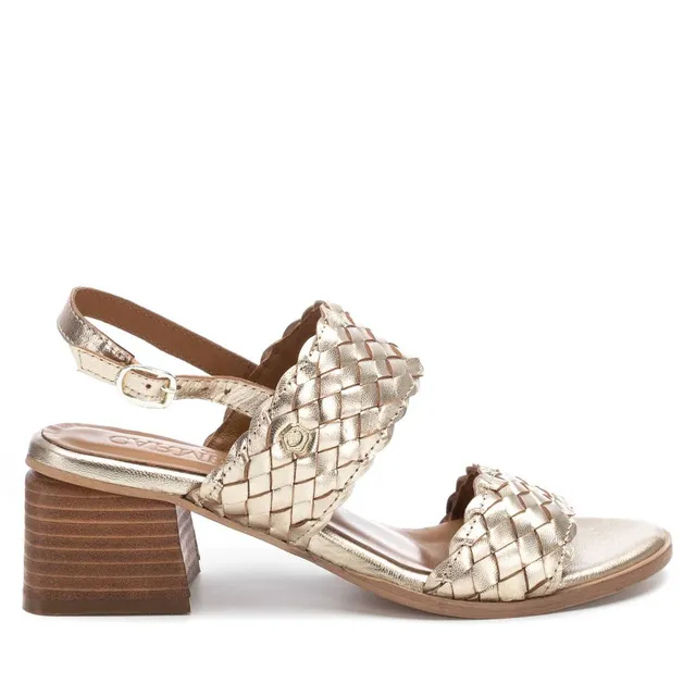 Carmela 16238101 sandales cuir doré talon 6 cm