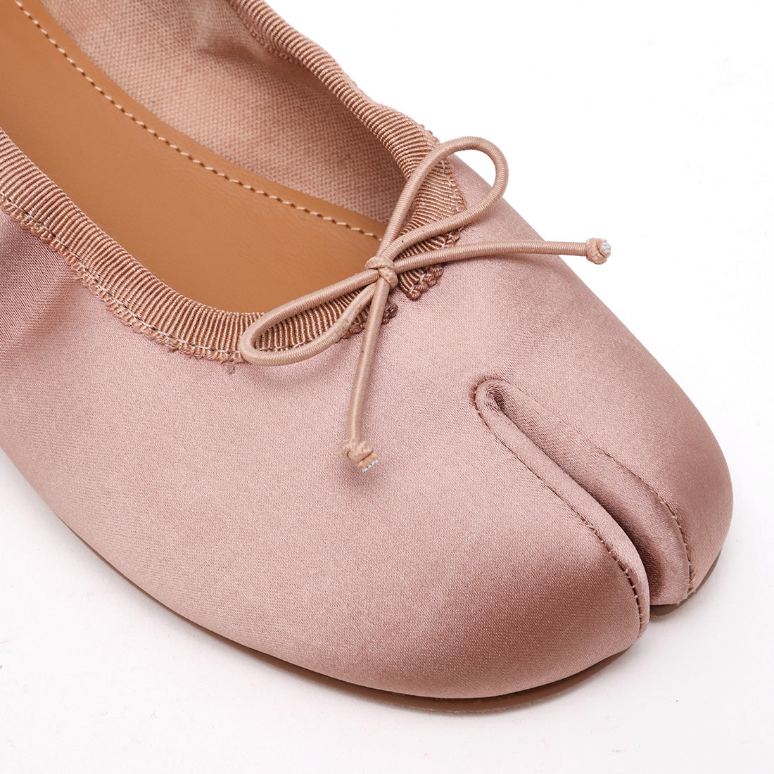 Steve Madden Carin ballerines femme blush satin bout fendu